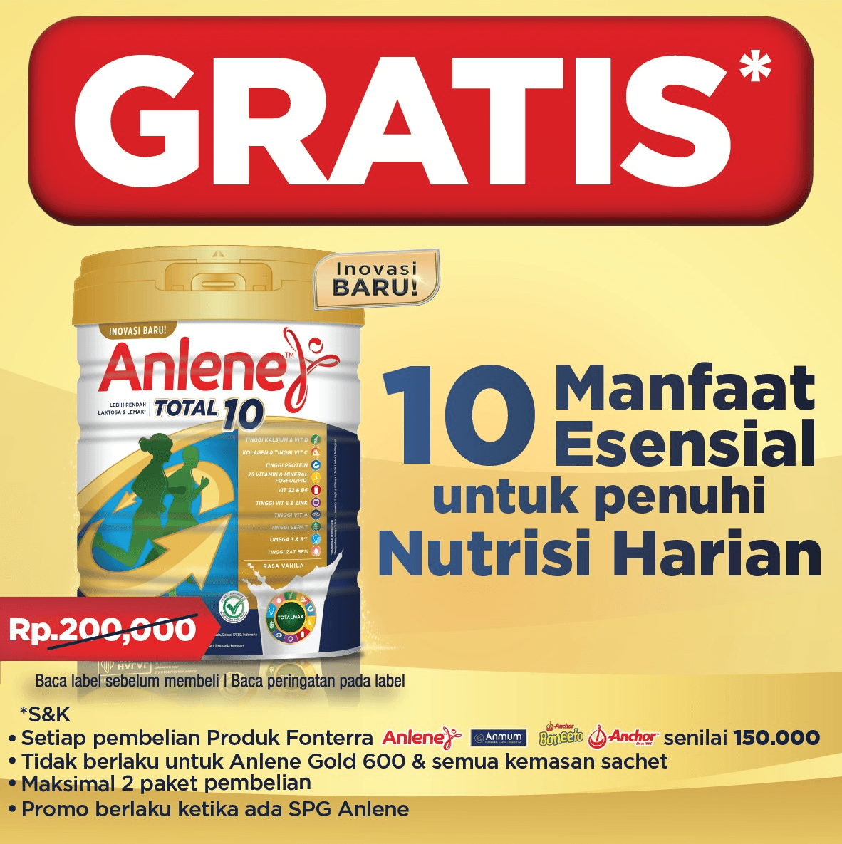 Promo anlene total 10